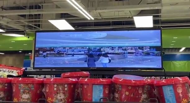 VETO Androids Ultra Wide Digital Shelf Edge Advertising Screen High Contrast Bar LCD Display For Retail Store