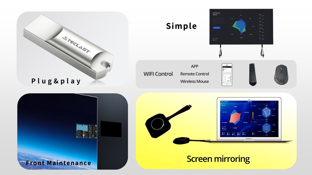 2K 4K HD Led TV Panel 135" 163" 216" Big Led TV Screen For Office Meeting