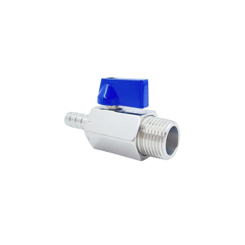 Water Stainless Steel NPT Bsp Female to Male Pn63 Mini Ball Valve