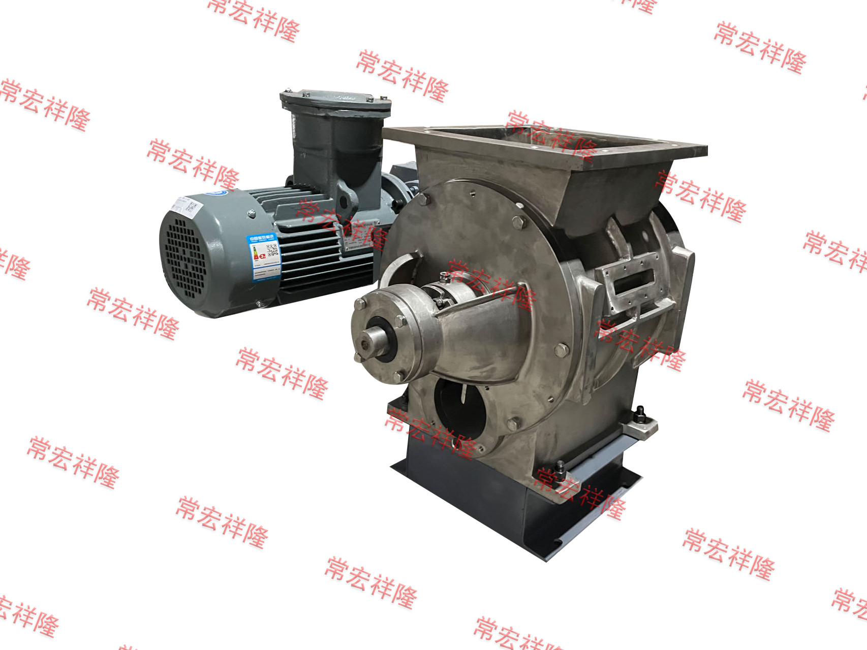220V 380V 440V Rotary Feeder Valve Electric Power Stainless Steel