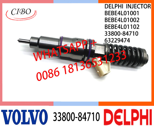Fuel engine Diesel Injector 33800-84710 BEBE4L01001 BEBE4L01002 BEBE4L01102 63229474 E3.5 for HYUNDAI L ENGINE WITH EGR