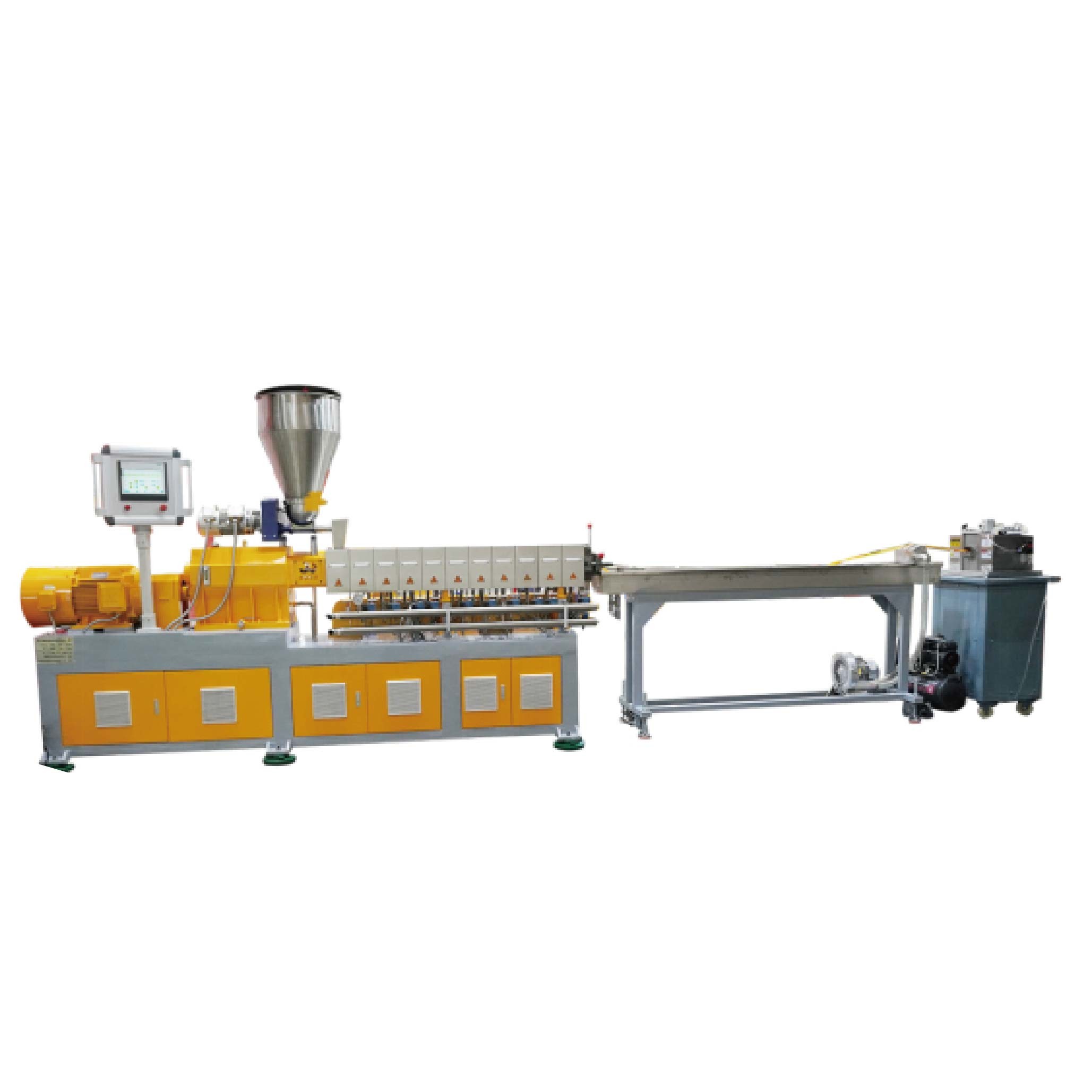 Extruder Water Cooled Strand Pelletizing System For Modified PP PE Masterbatch Filling
