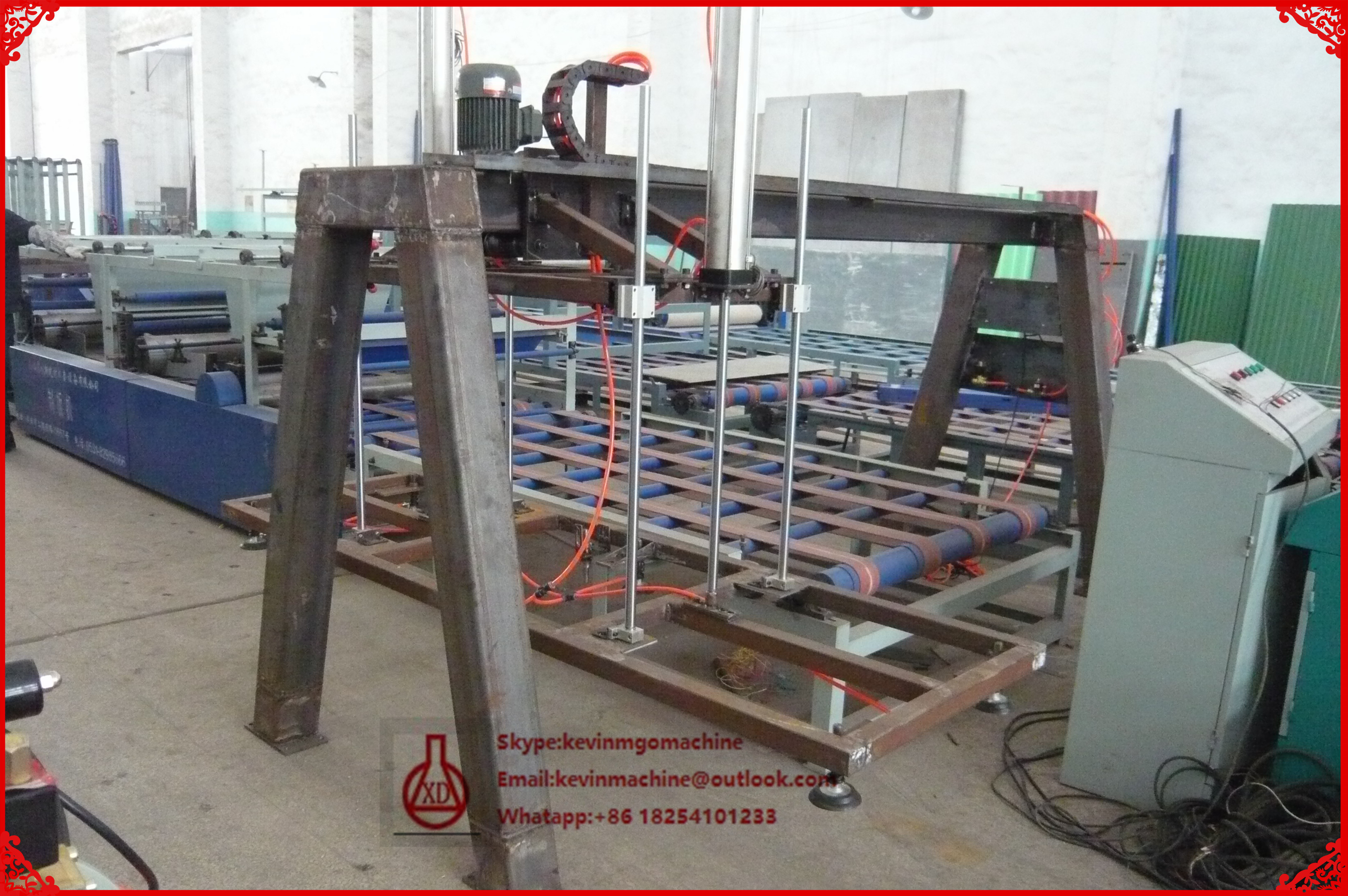 Hollow Sandwich Wall Panel MgO Board Production Line with 2500 Sheets Production Capacity