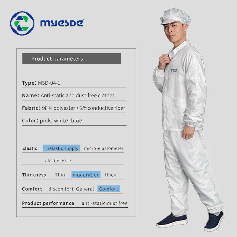 esd Garment Wholesale Anti Static ESD Clothes Safety Clothing Cleanroom Jacket clean room coveralls