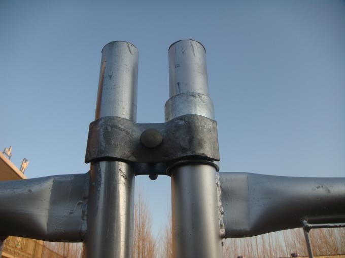 Construction Security Fence Panels tubing 40mm wall thick 1.40mm mesh 75mm*75mm*3.00mm Primer Standard NZS3750.15