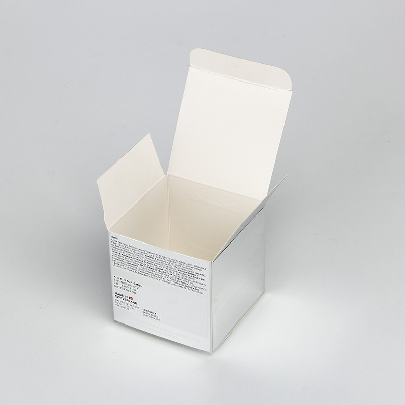 Custom Luxury White Cardboard Skincare Packaging Box Eco Friendly Facial Mask Box