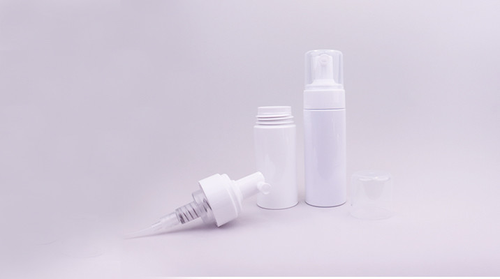 Customized 0.8cc PET Foaming Soap Pump Bottle For Hand Creams And Soap Liquids