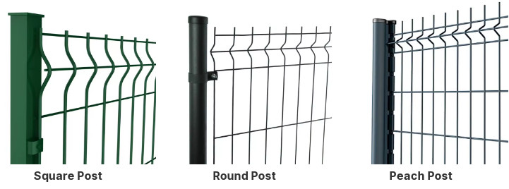 Customized 3D Curved Welded Wire Mesh Fence Home / Outdoor V Mesh Security Fencing