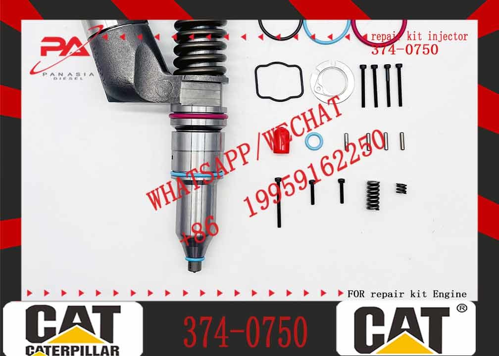 Original 127-8213 374-0750 3740750 2530615 253-0616 CAT C15 Fuel Injector Nozzle Assy For Caterpillar Excavator Engine