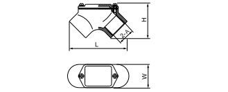Fire Retardant Waterproof Flame Proof Junction Box Gray