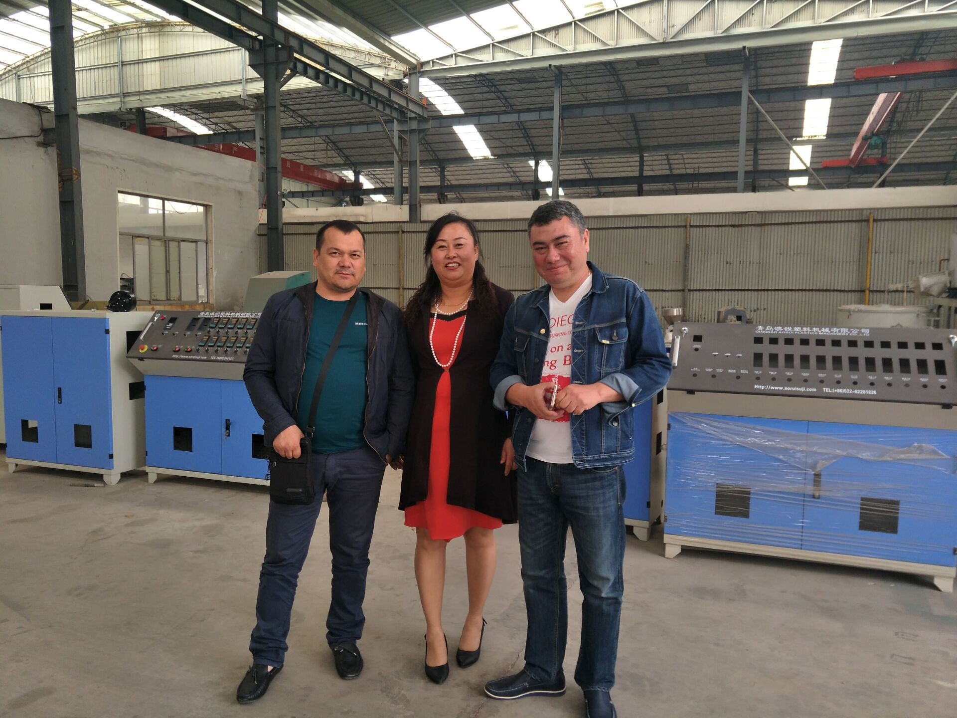 PVC PP PE Profile Production Line for Wood Plastic Composite Profile Making