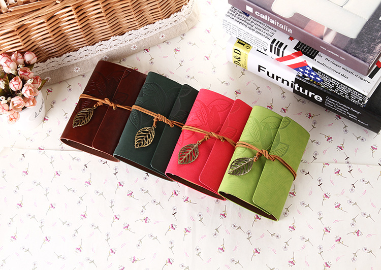 A6 Retro Notebook Diary Notepad Literature PU Leather for Traveler Journal Planners