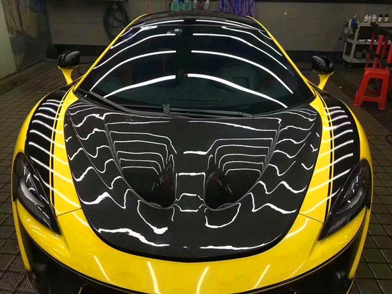 High Quality Carbon Fiber for McLaren 570S 540C 650S 600LT Upgraded P1 Style Dry Carbon Fiber Hood Hood