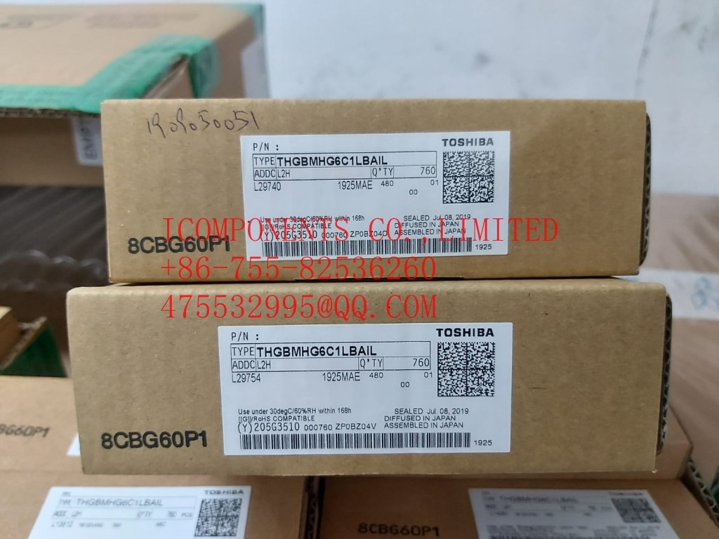 THGBMJG6C1LBAIL KIOXIA IC FLASH 64G MMC 52MHZ 153WFBGA NAND FLASH THGBMJG6C1LBAU7 THGBMHG6C1LBAIL