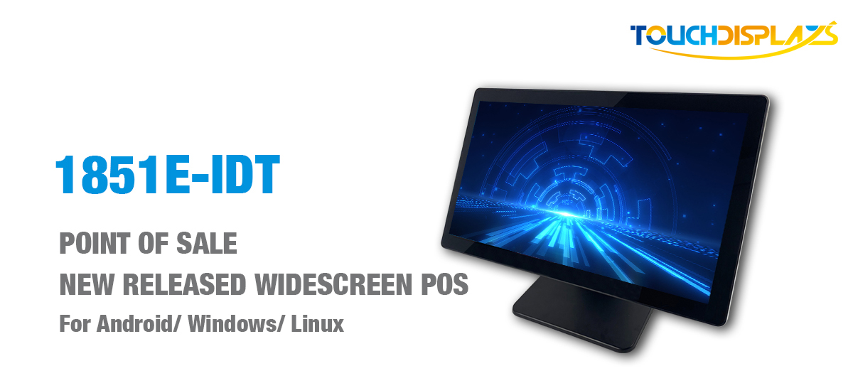 TFT LCD 18.5'' Dual Screen POS Terminal for Restaurant