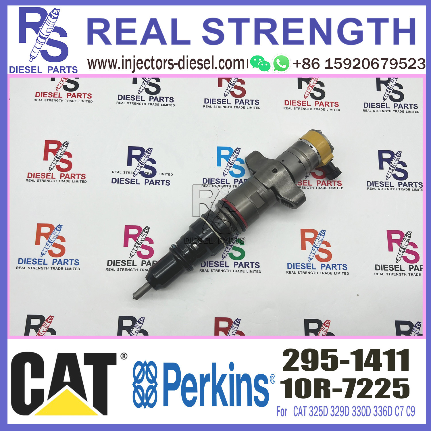 Original diesel CUMMINS CAT BOSCH injector, manufactured in the United States. It's a distributor of CUMMINS