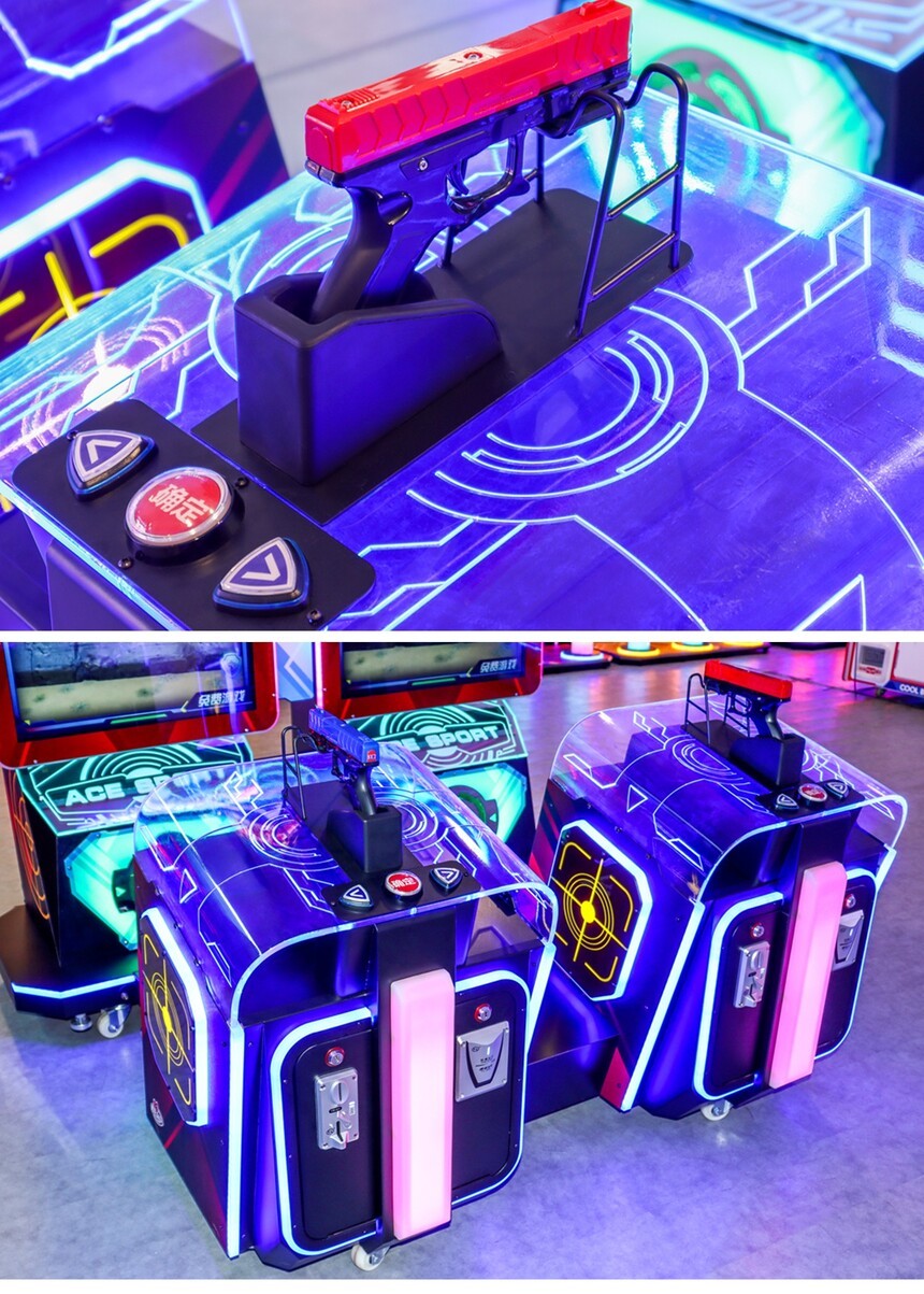 Bullseye Crack Shot Shooting Arcade Machine For 2 Players Family Amusement