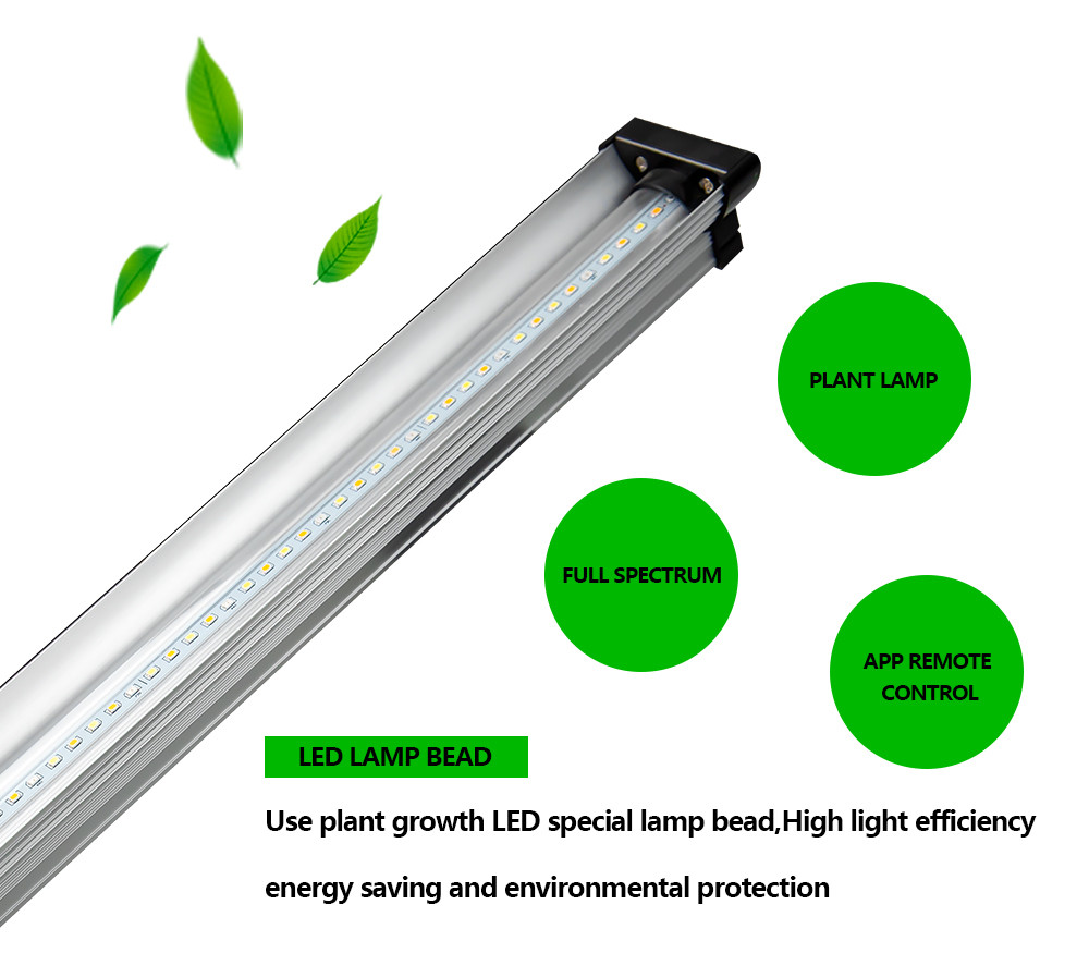 Bars grow lamps 3700K 6400K 48Watt 4 Foot Full Spectrum Led Grow Lights For Microgreen Wholesale