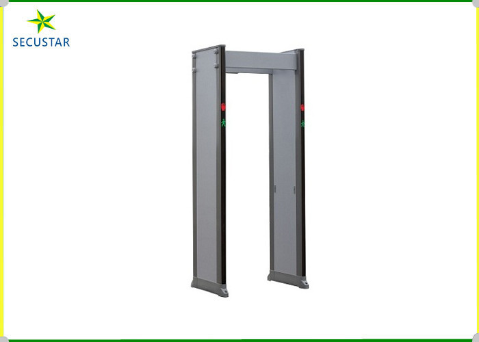 IP68 33 Zone Solar Power Backup Walk Through Metal Detector Shockproof 48 Hours MBSU Battery ,Airports Archway Metal Detector
