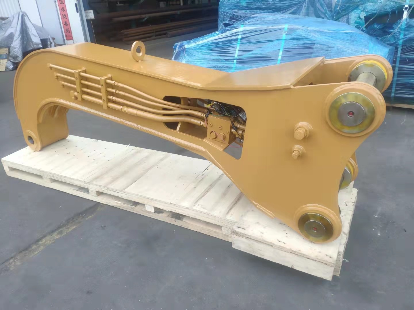 Depth 12-15m Excavator Vibratory Pile Hammer NM400 Excavator Attachment
