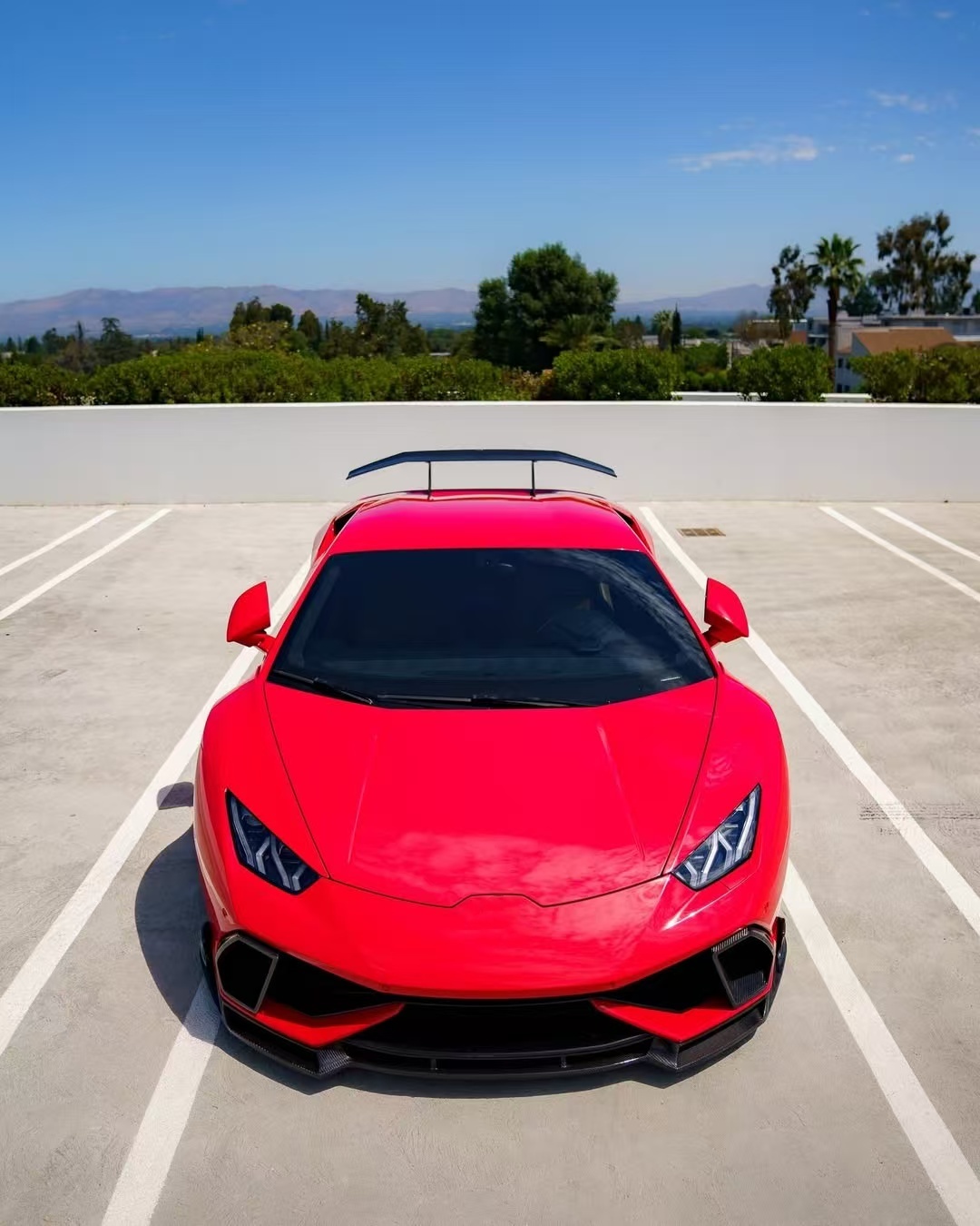 Replace Lamborghini Universal Wide Body Kits LP610 Huracan Evo Body Kit Front Lip Air Intake