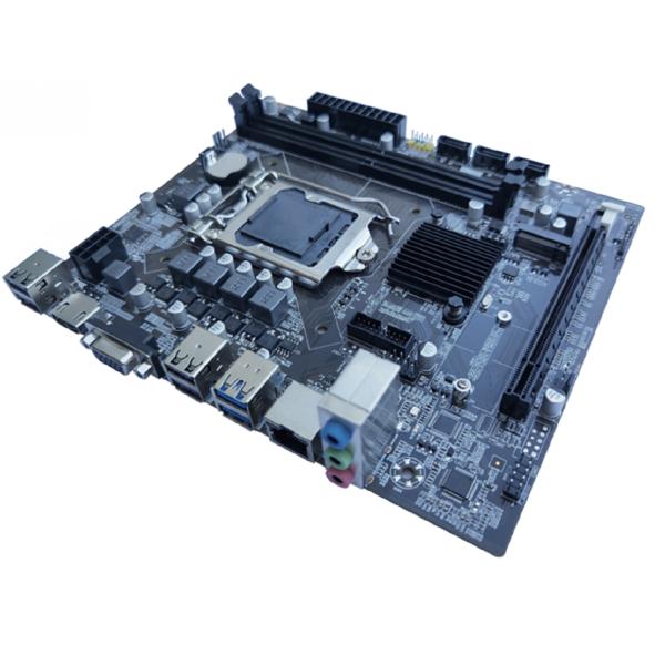 ETEK H110 Chipset Micro-ATX Motherboard For 6th-9th Gen CPUs Dual-channel DDR4 VGA+HDMI Outputs 3*SATA Ports + 1*M.2 Slot