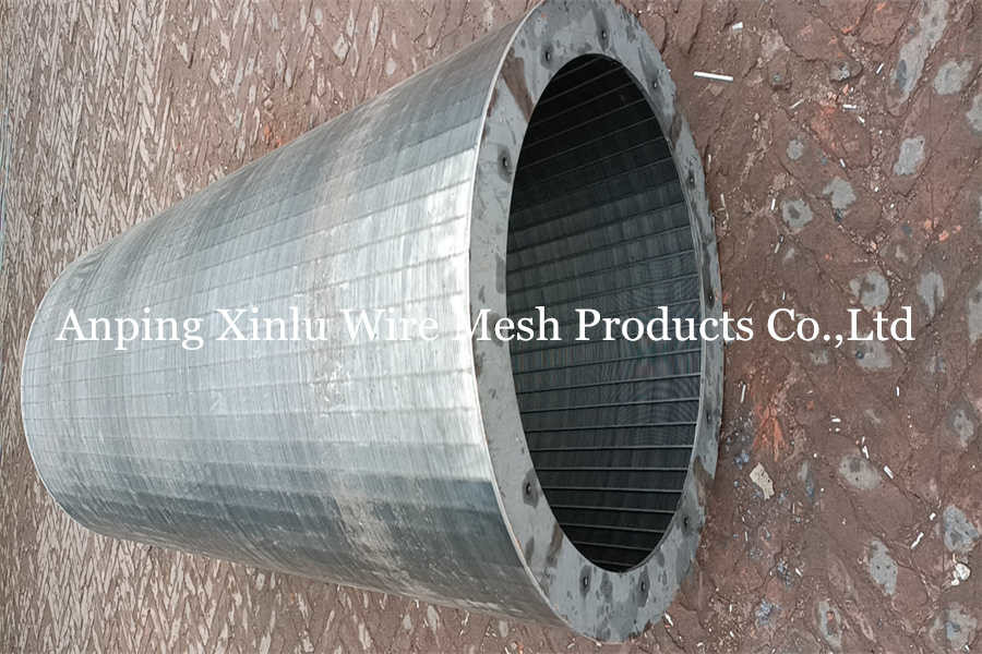 Wedge Wire Spiral Rotary Screen Drum Cylinder Rotary Trommel Screen For Pond Fish
