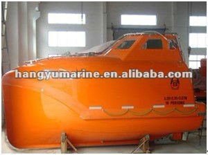 Marine Free Fall fiberglass Lifeboat for sale