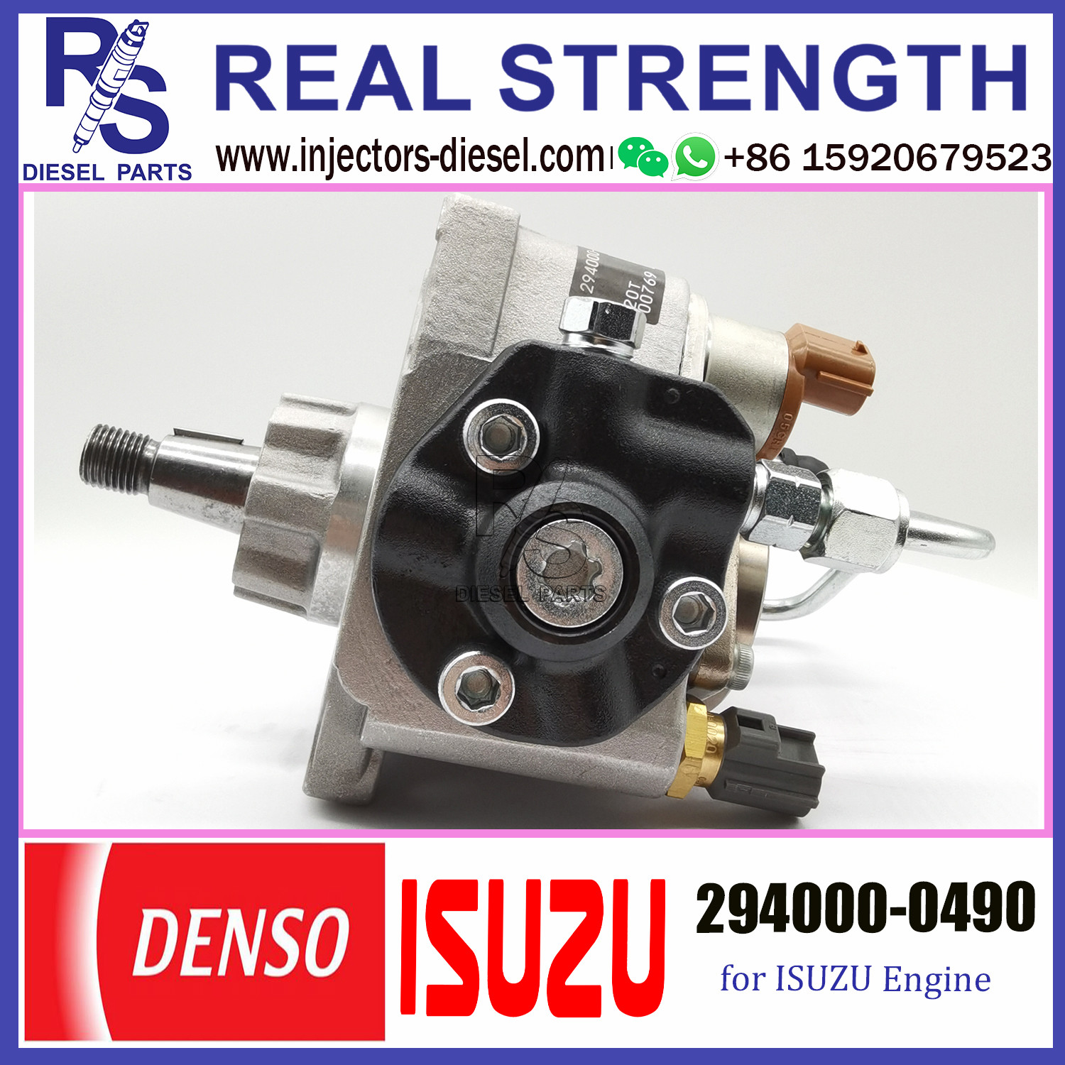 DENSO Common Rail Fuel Injection Pump 294000-0490 294000-0491 For ISUZU 4JJ1 8-97381555-0 8-97381555-1