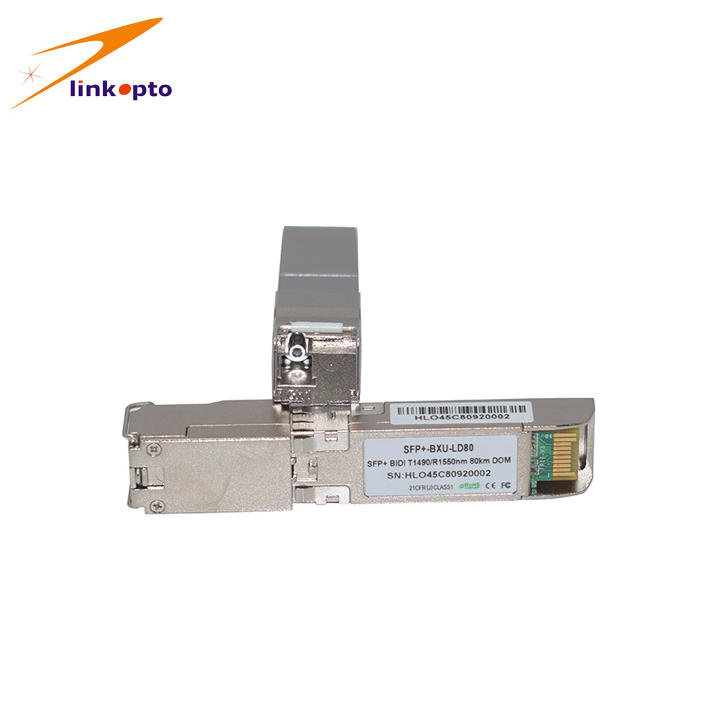 Commercial BIDI 10G SFP+ Module Tx1270 / Rx1330nm 40km Compatible With Cisco