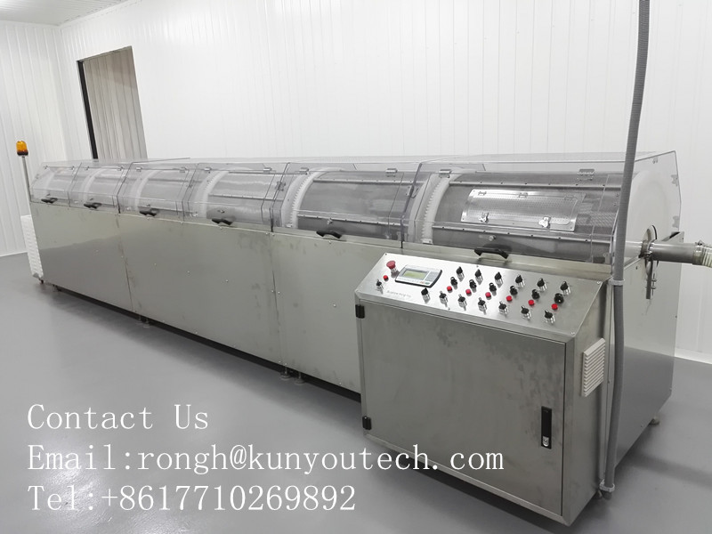 Small capacity Soft Net Automated tumbler drying machine SUS 580 * 600mm