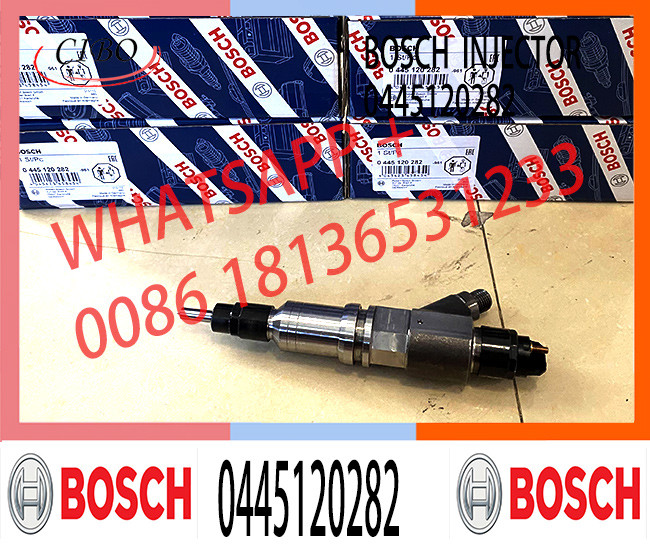 Genuine Common Rail Fuel Injector 0445120092 0445120282 For FIAT 504194432