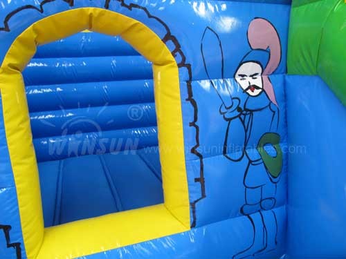 Customized Size Inflatable Princess Bounce House , Kids Blow Up Jumpers