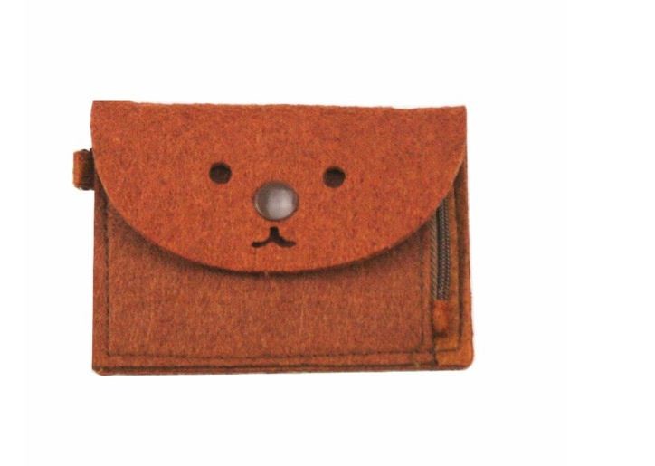 high quality reasonable price promotional felt purse factory with various color