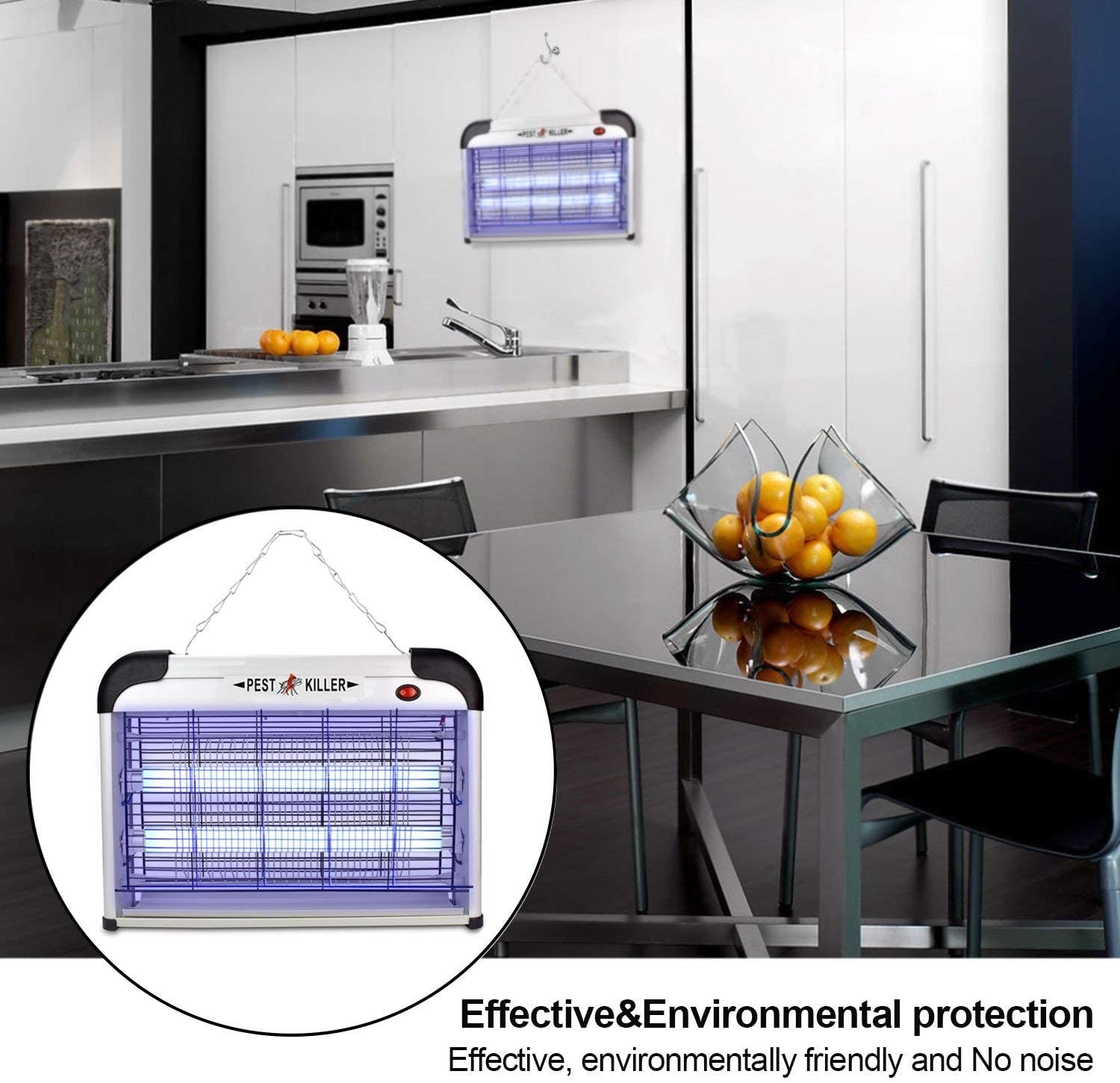 JZ Original 20w Aluminum Electric Fly Catcher Insest Killing Pest Control Bug Zapper Mosquitoes Killer Lamp for Indoor