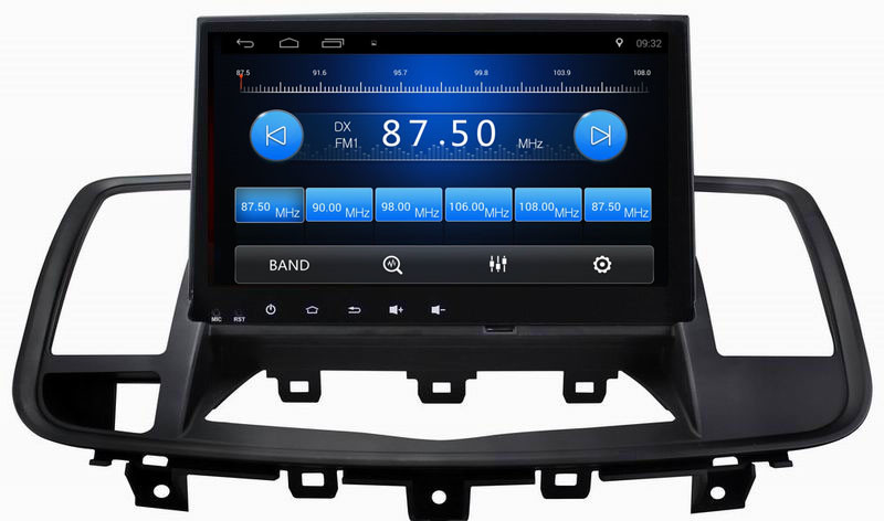 Ouchuangbo car gps media kit stereo android 8.1 for Nissan Teana 2009 support USB SWC wifi WIFI video