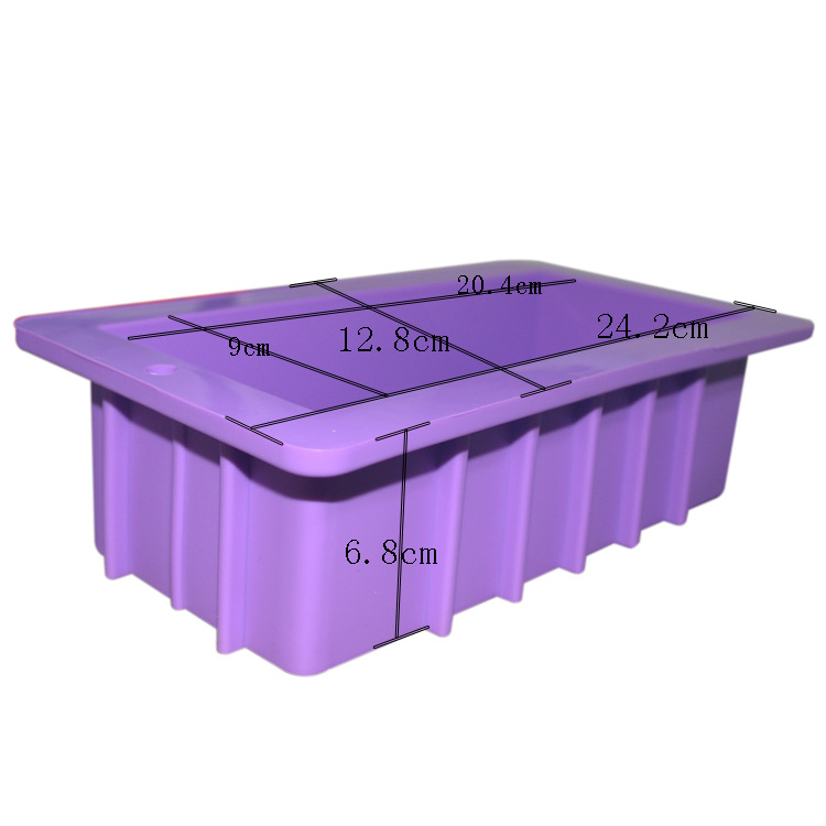 Craft Silicone Soap Mold Rectangle Handmade Diy Disposable Custom For Cake Making