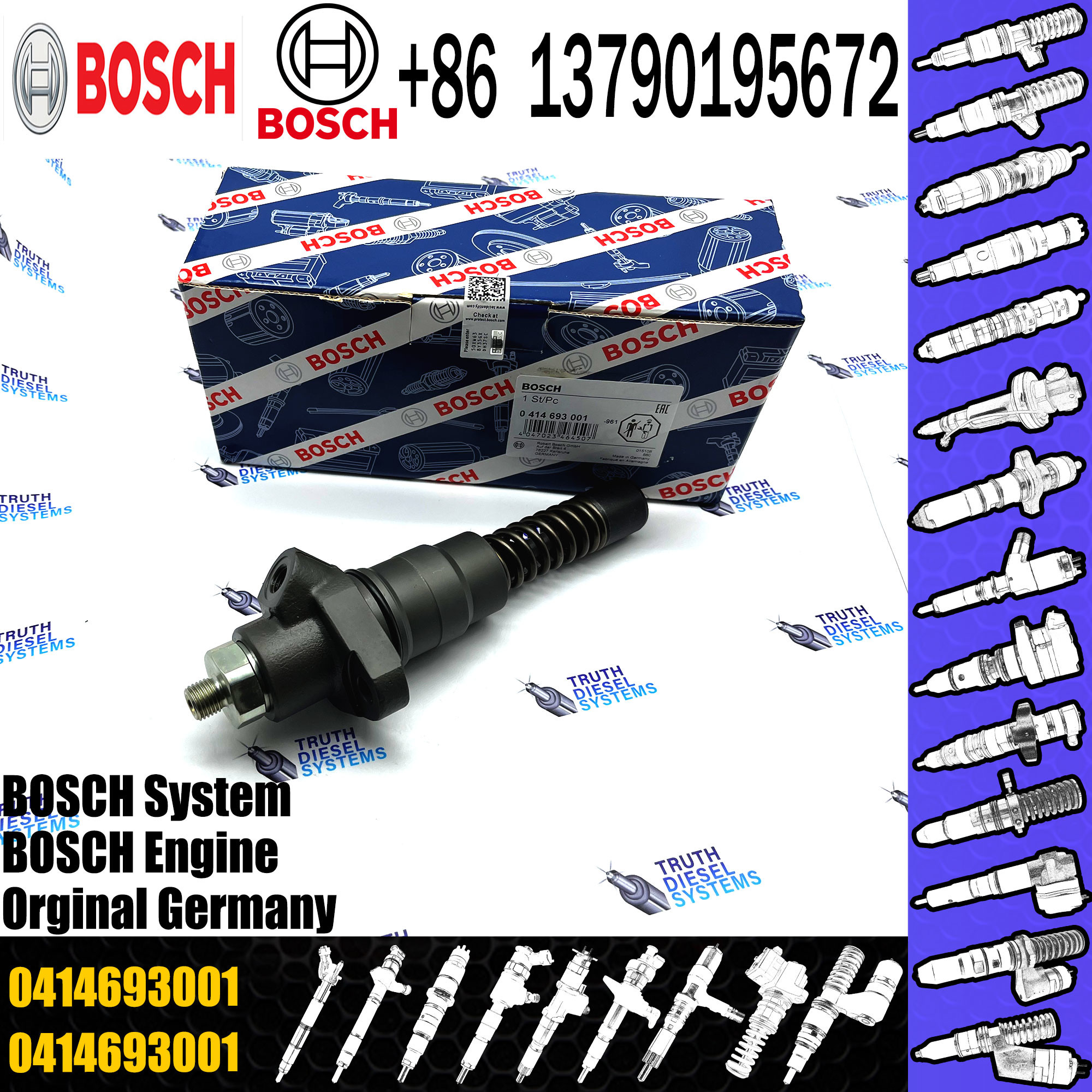 0414693001 0414693002 Engine fuel injector nozzle unit pump 0414693001 0414693002 fuel pump