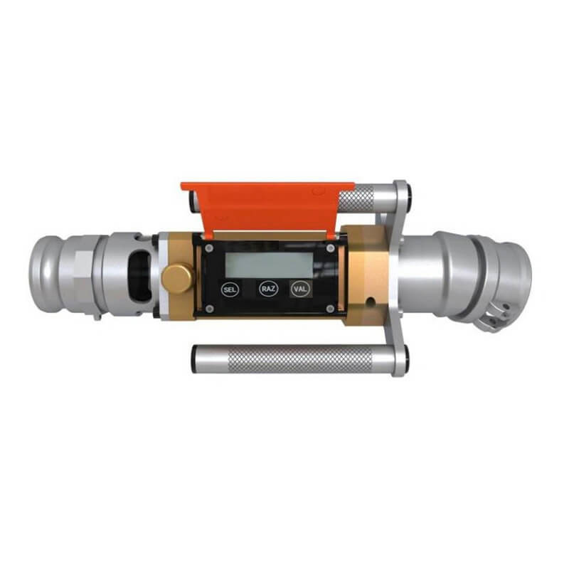 Digital Aluminum Gravity Fuel Unloading Flow Meter 3 Inch