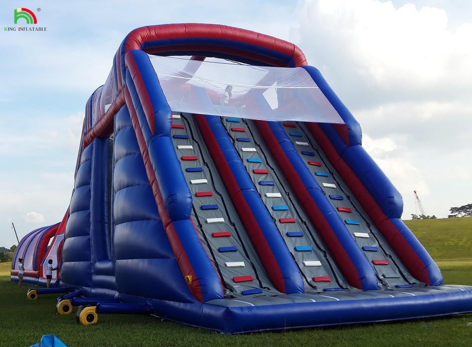 Commercial Outdoor Inflatable Obstacle Course Challenges Adult Inflatable Climb Bounce House Sports Games
