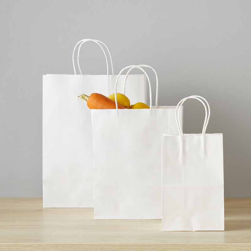 White Basics Kraft Paper Bags for applying to different Scene