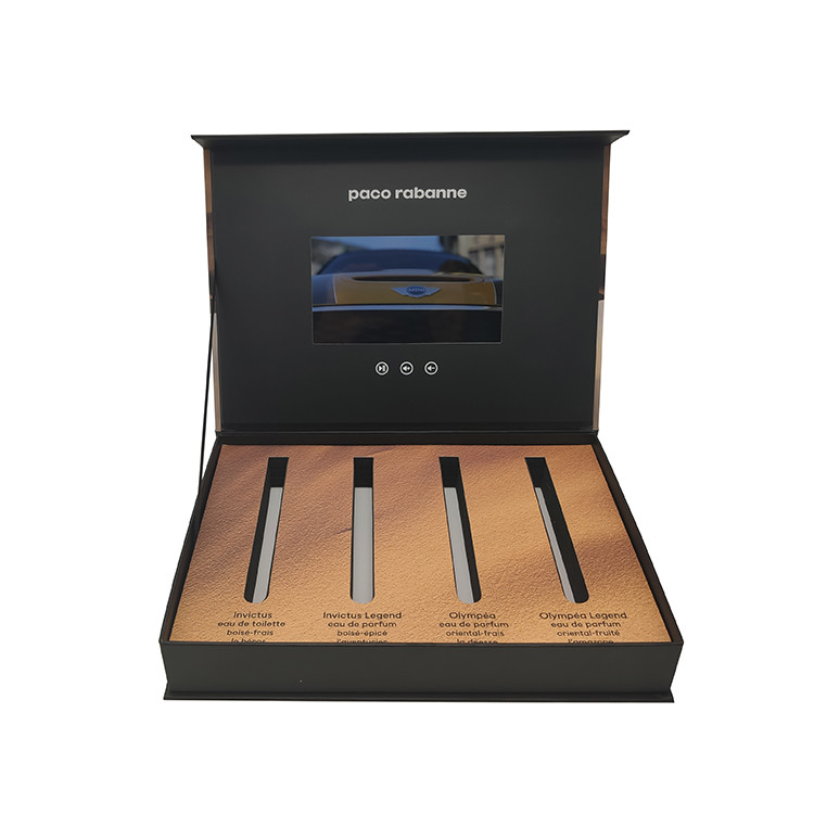 4.5/5/7/10.1 inch HD LCD video gift box custom print lcd video box for corporate marketing