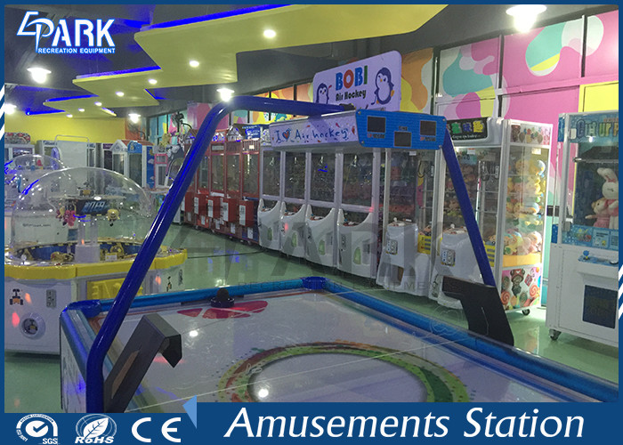 Acrylic Table BOBI Commercial Air Hockey Table For Kids CE Certificated