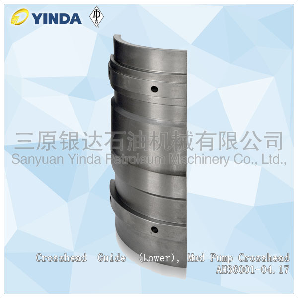 Lower Crosshead Guide Mud Pump AH36001-04.17 RS11308.04.009 ASTM A48-83 Cast Iron