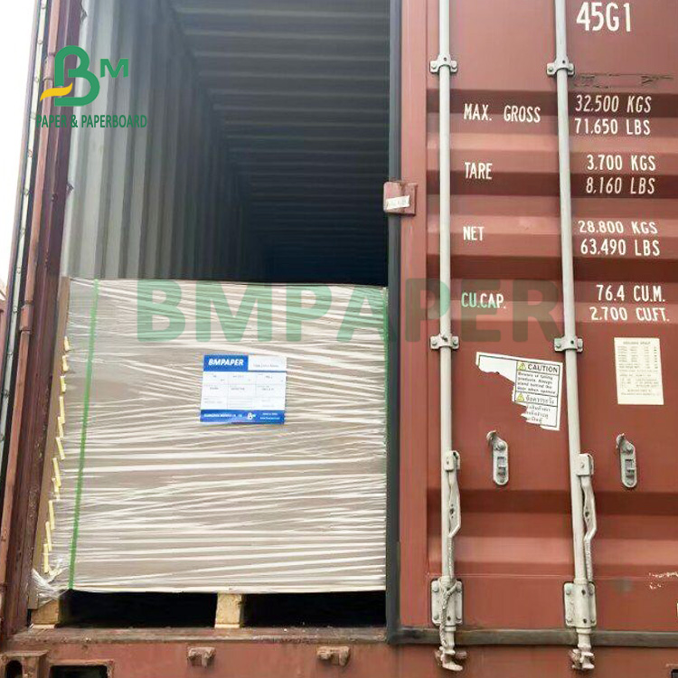 4mm High Stiffness Eco-Friendly Grey Chipboard Sheets Fold Resistance