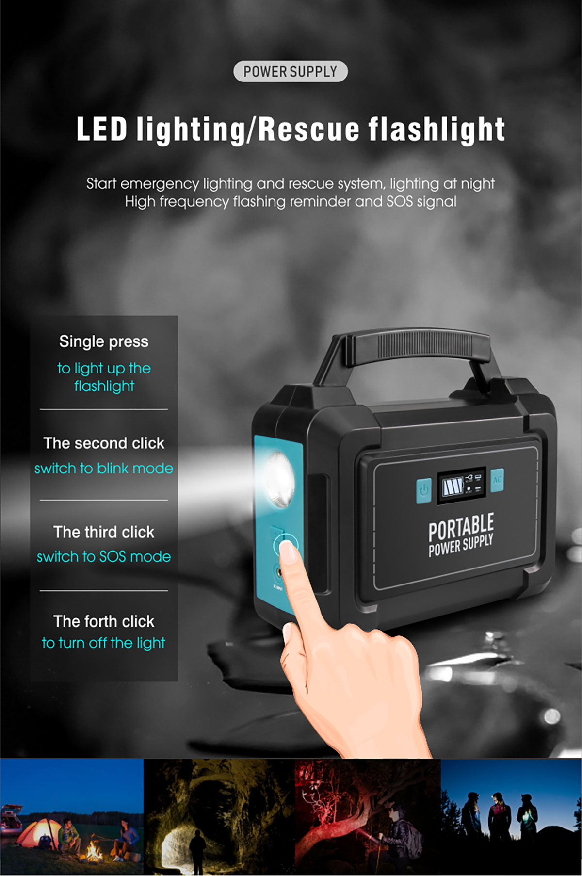 110V 220V 148wh Backup Battery Power Station Portable Outdoor Power Generator