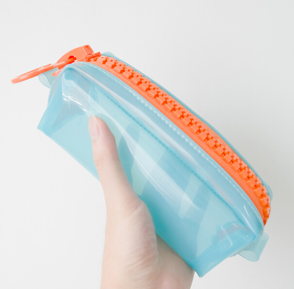 Fashionable Cute Candy PVC Pencil Bag , Colorful PVC Stationery Bag