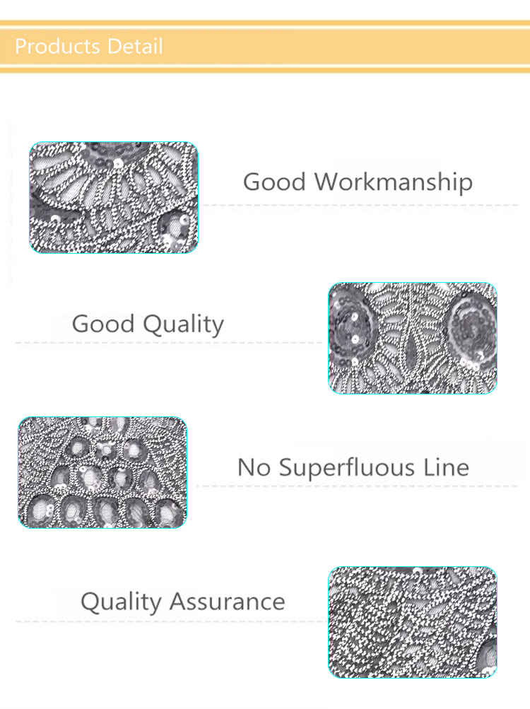 Silver Owl Series Sew On Embroidered Patches Cartoon Cute Image Sequin Material