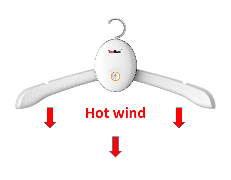 Hot Sale Portable Folding Hanging Electric Travel Clothes Dryer with 360 Degree Hanger