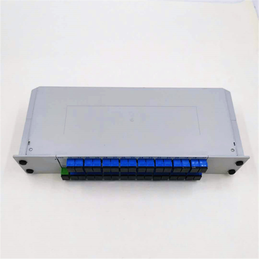 4 8 16 Steel pipe type plc splitter and 1 32 plc splitter with sc upc connector